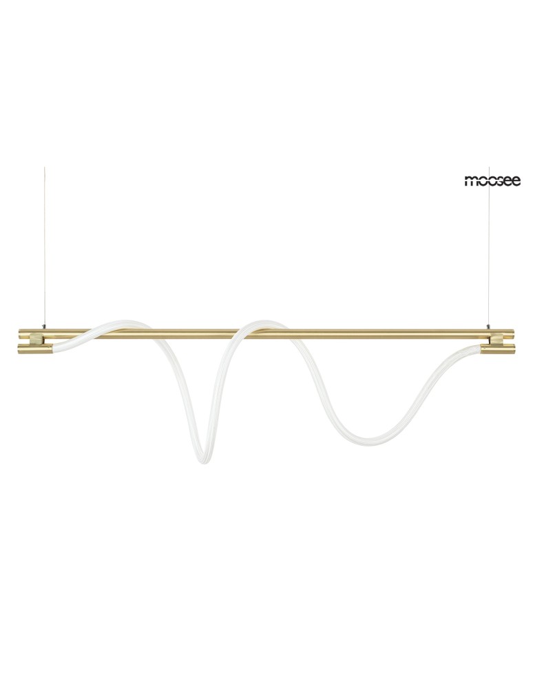 Pendant lamps - Moosee MOOSEE SERPIENTE 120 gold pendant lamp (MSE010100178) - product kolory-swiatla.pl 1