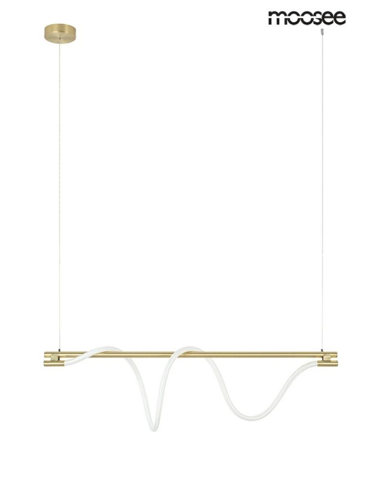 Pendant lamps - Moosee MOOSEE SERPIENTE 120 gold pendant lamp (MSE010100178) - product kolory-swiatla.pl 2