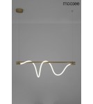 Pendant lamps - Moosee MOOSEE SERPIENTE 120 gold pendant lamp (MSE010100178) - product 10