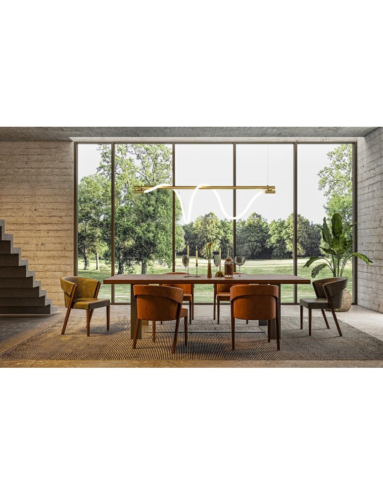 Pendant lamps - Moosee MOOSEE SERPIENTE 120 gold pendant lamp (MSE010100178) - product kolory-swiatla.pl 12