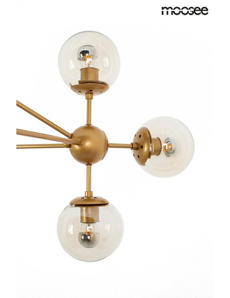 Pendant lamps - Moosee MOOSEE ASTRIFERO 10 gold / amber pendant lamp (MSE010100182) - product kolory-swiatla.pl 5