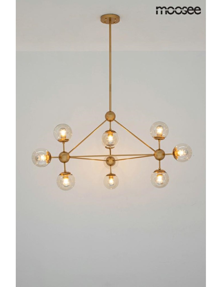 Pendant lamps - Moosee MOOSEE ASTRIFERO 10 gold / amber pendant lamp (MSE010100182) - product kolory-swiatla.pl 8