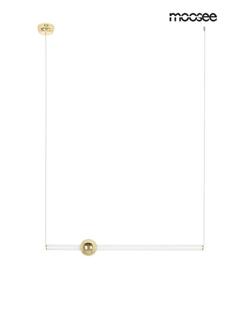 Pendant lamps - Moosee MOOSEE pendant lamp LIBRA 60 IN white / gold (MSE010100220) - product kolory-swiatla.pl 3