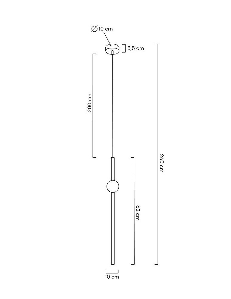 Pendant lamps - Moosee MOOSEE pendant lamp LIBRA 60 IN white / gold (MSE010100220) - product kolory-swiatla.pl 12