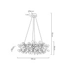 Pendant lamps - MOOSEE FLORA 100 gold pendant lamp (MSE010100212) - product 7
