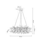 MOOSEE lampa wisząca FLORA 160 złota (MSE010100217) MOOSEE lampa wisząca FLORA 160 złota (MSE010100217)