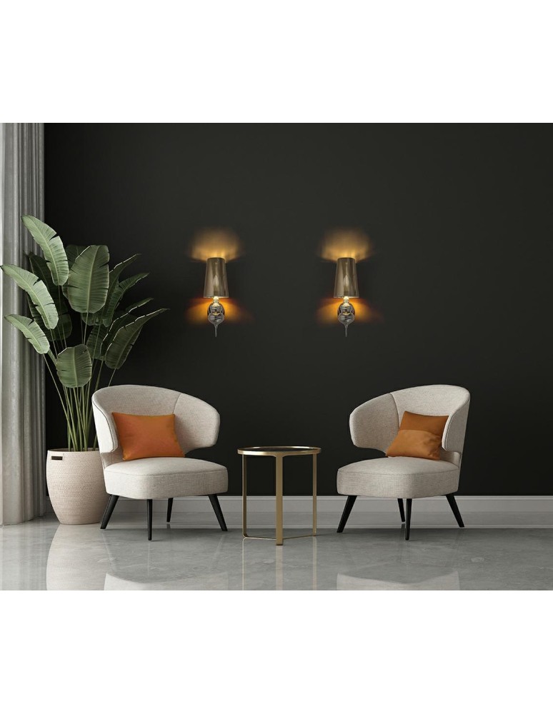 Wall lamps - MOOSEE QUEEN 15 silver wall lamp (MSE010100226) - product kolory-swiatla.pl 7