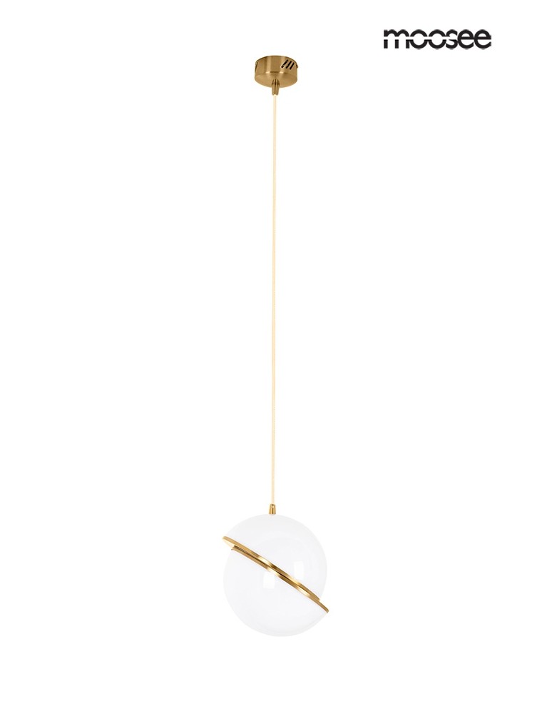 Pendant lamps - MOOSEE GLOBE 20 gold pendant lamp (MSE010100238) - product kolory-swiatla.pl 1