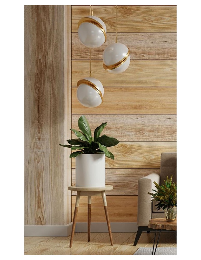Pendant lamps - MOOSEE GLOBE 20 gold pendant lamp (MSE010100238) - product kolory-swiatla.pl 10