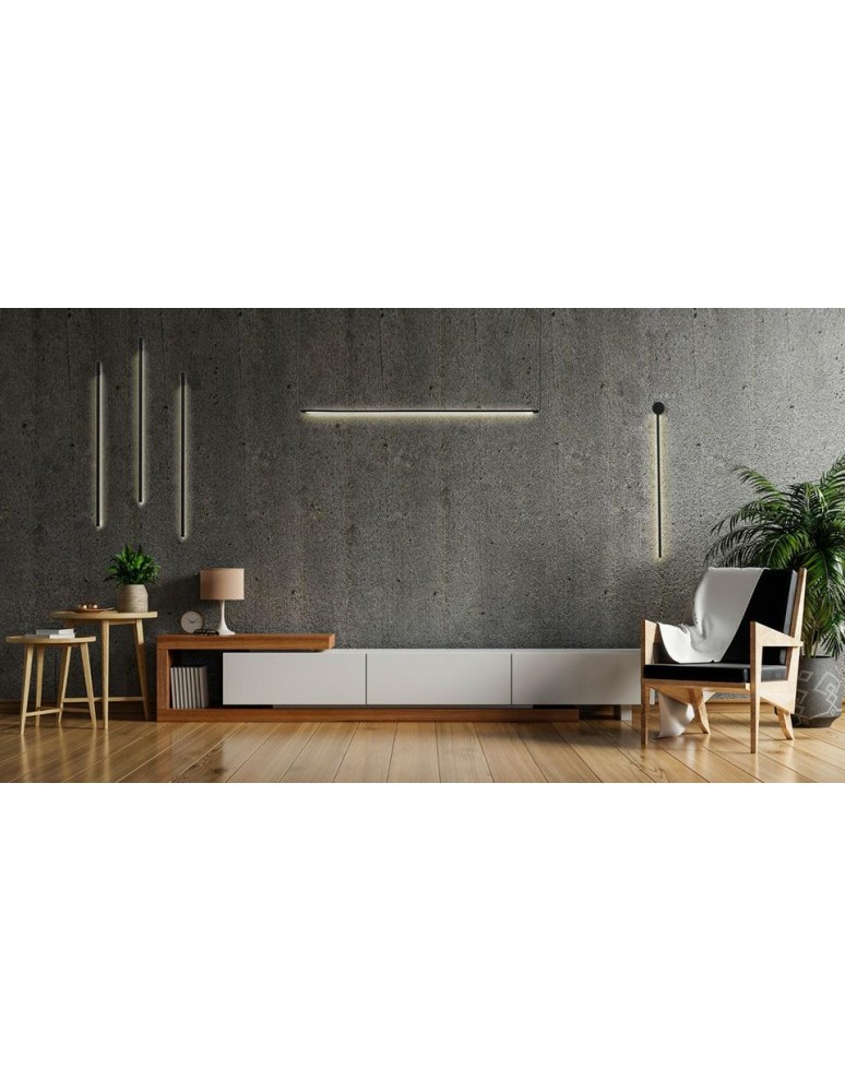 Pendant lamps over the island - MOOSEE pendant lamp OMBRE LEVEL 80 black (MSE010100240) - product kolory-swiatla.pl 5