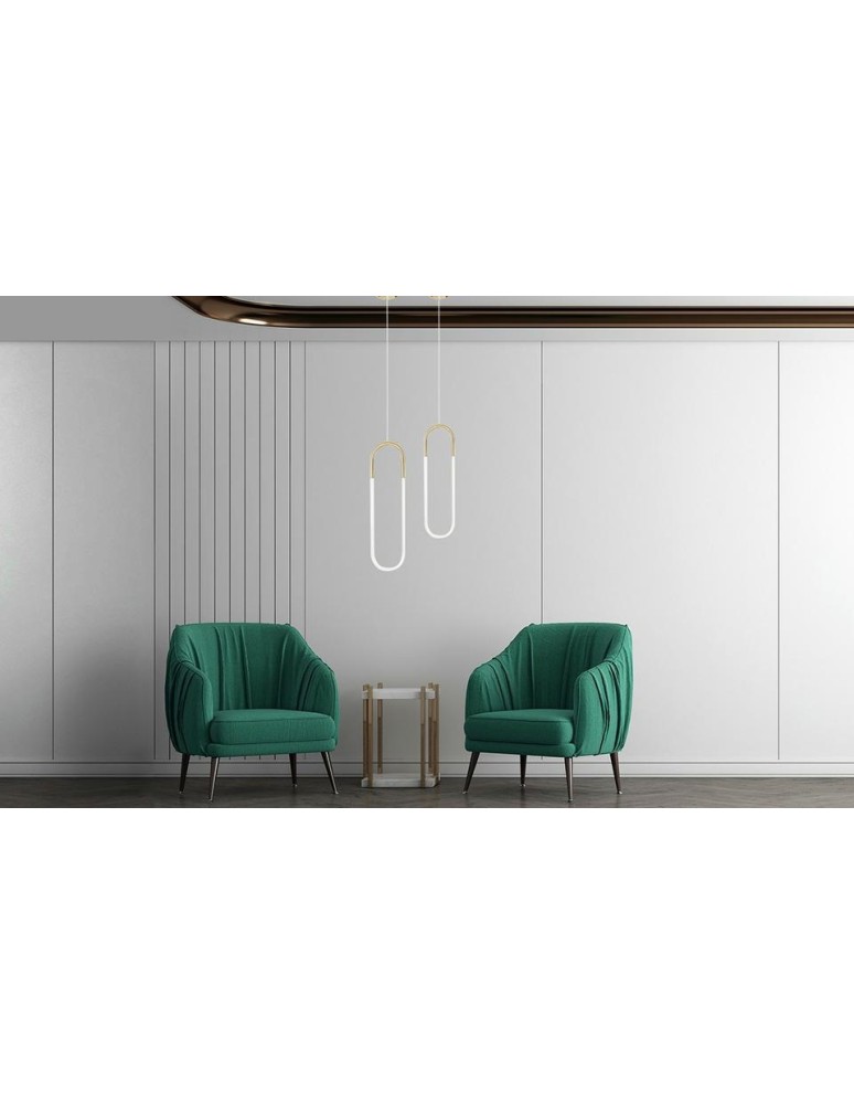 Single pendant lamps - MOOSEE PUZO S gold pendant lamp (MSE010100254) - product kolory-swiatla.pl 7