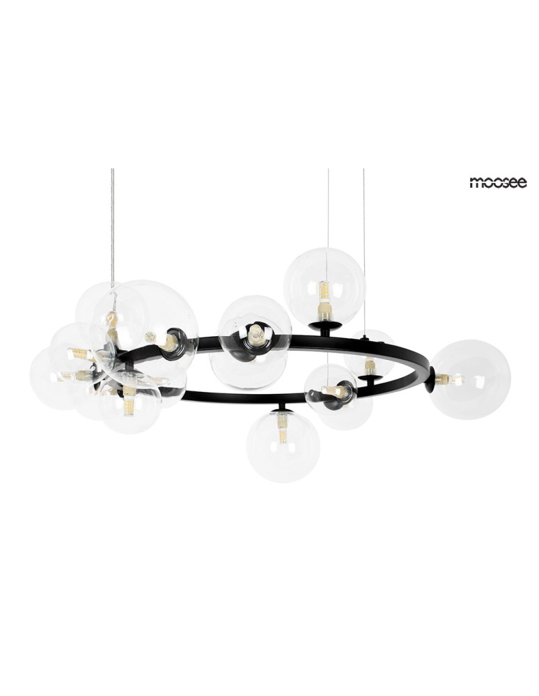 Pendant lamps - MOOSEE pendant lamp ALURE 85 black (MSE010100283) - product kolory-swiatla.pl 1