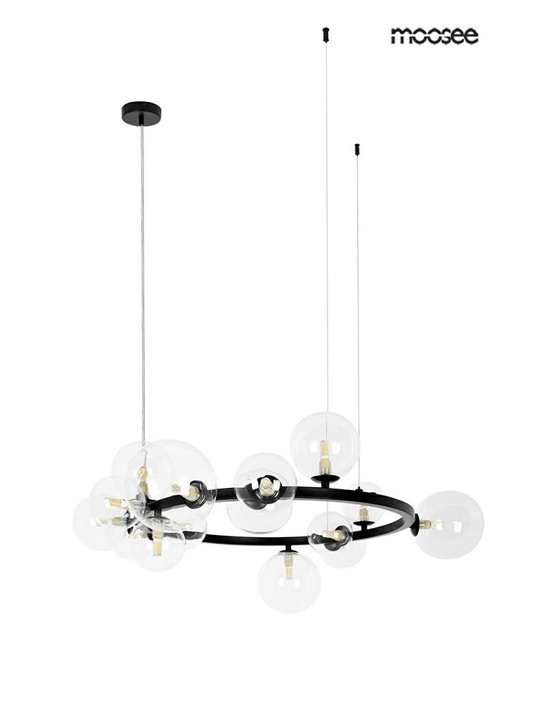 Pendant lamps - MOOSEE pendant lamp ALURE 85 black (MSE010100283) - product kolory-swiatla.pl 2