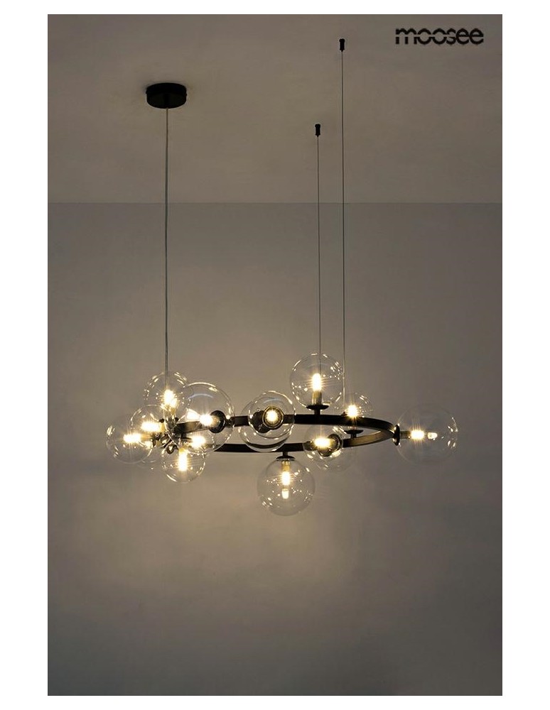 Pendant lamps - MOOSEE pendant lamp ALURE 85 black (MSE010100283) - product kolory-swiatla.pl 8