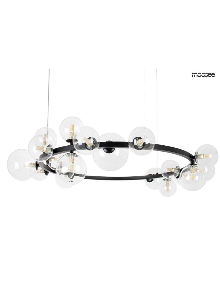 Pendant lamps - MOOSEE pendant lamp ALURE 120 black (MSE010100284) - product kolory-swiatla.pl 1
