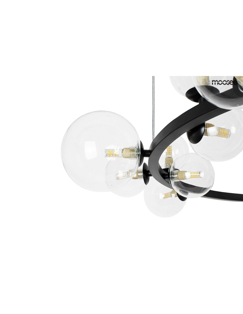 MOOSEE lampa wisząca ALURE 120 czarna (MSE010100284)