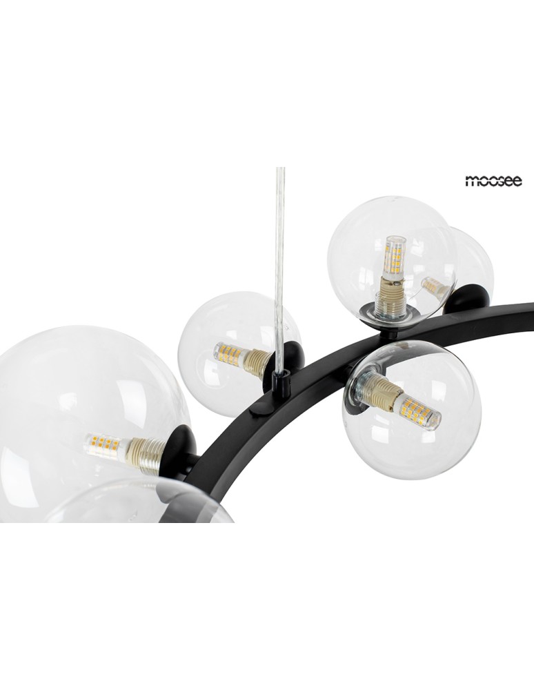 MOOSEE lampa wisząca ALURE 120 czarna (MSE010100284)