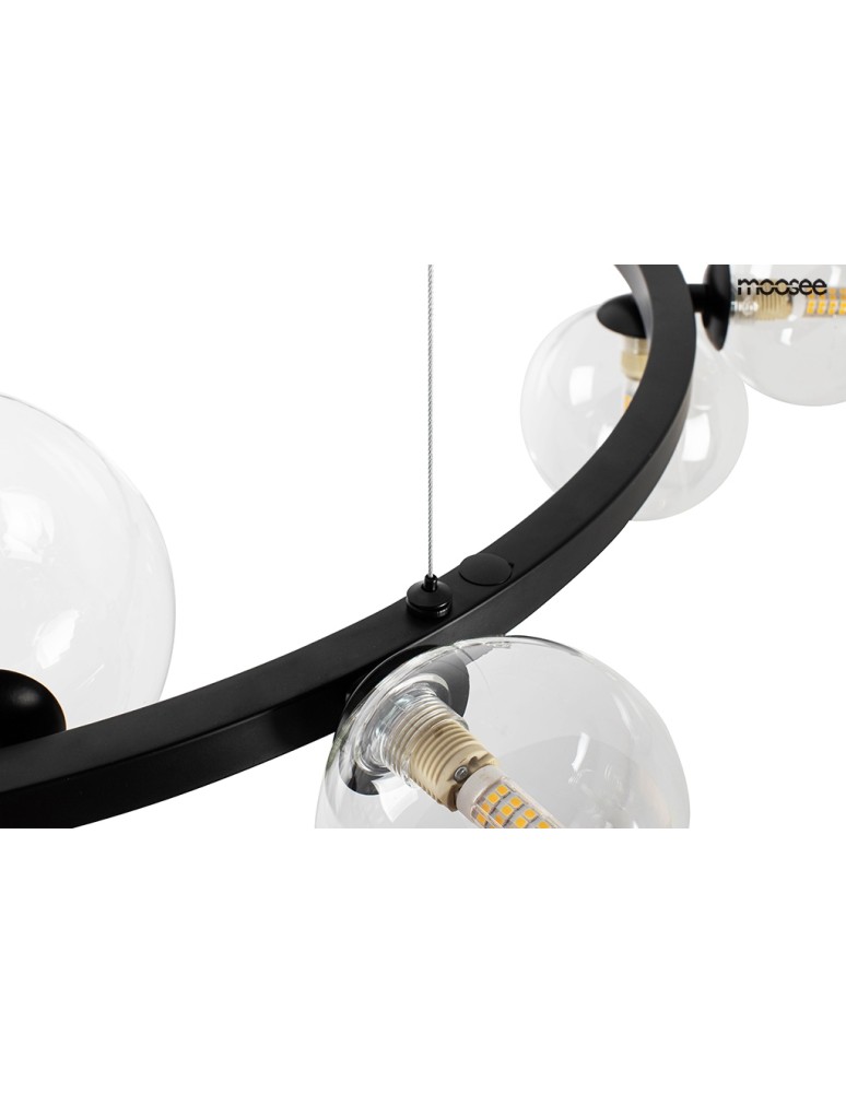 MOOSEE lampa wisząca ALURE 120 czarna (MSE010100284)