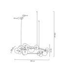 MOOSEE lampa wisząca ALURE 120 czarna (MSE010100284)