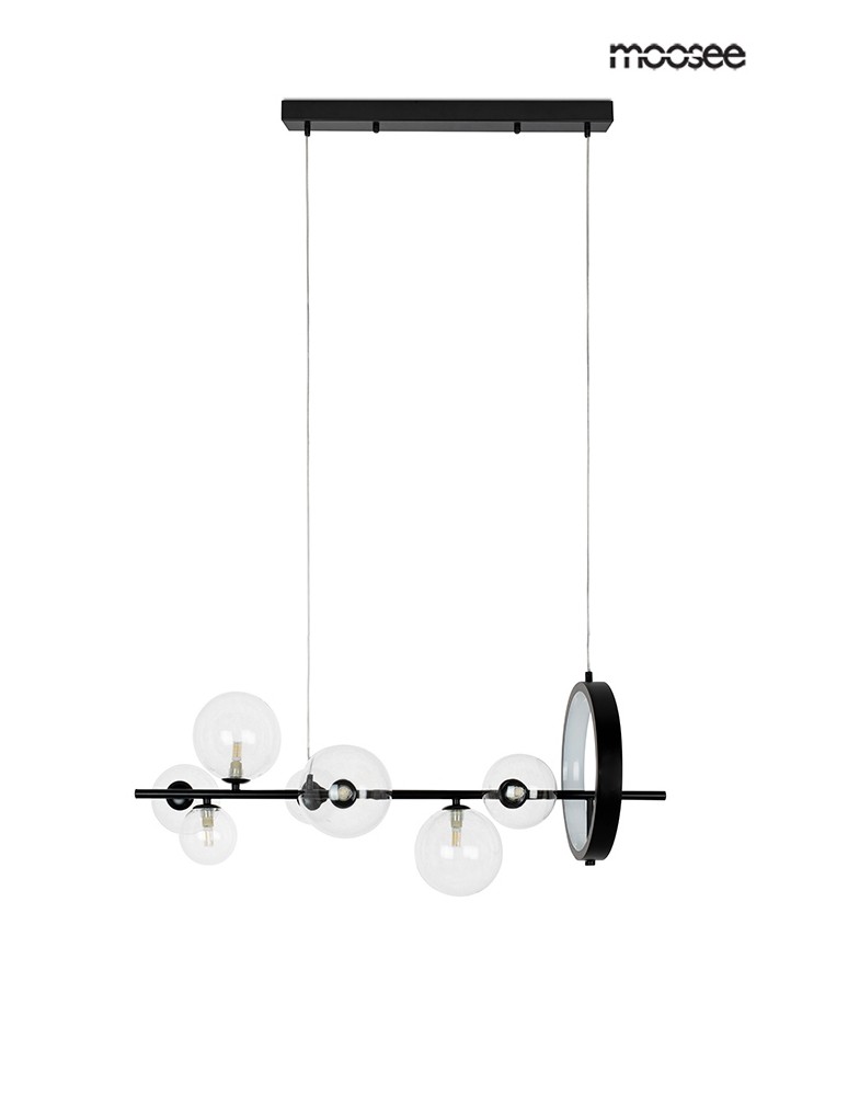 Pendant lamps - MOOSEE pendant lamp ALURE LINE 90 black (MSE010100285) - product kolory-swiatla.pl 2