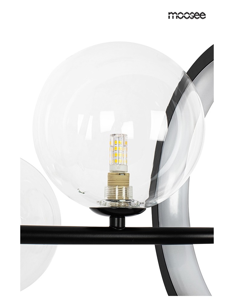 Pendant lamps - MOOSEE pendant lamp ALURE LINE 120 black (MSE010100286) - product kolory-swiatla.pl 5