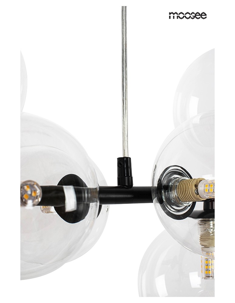 Pendant lamps - MOOSEE pendant lamp ALURE LINE 120 black (MSE010100286) - product kolory-swiatla.pl 6