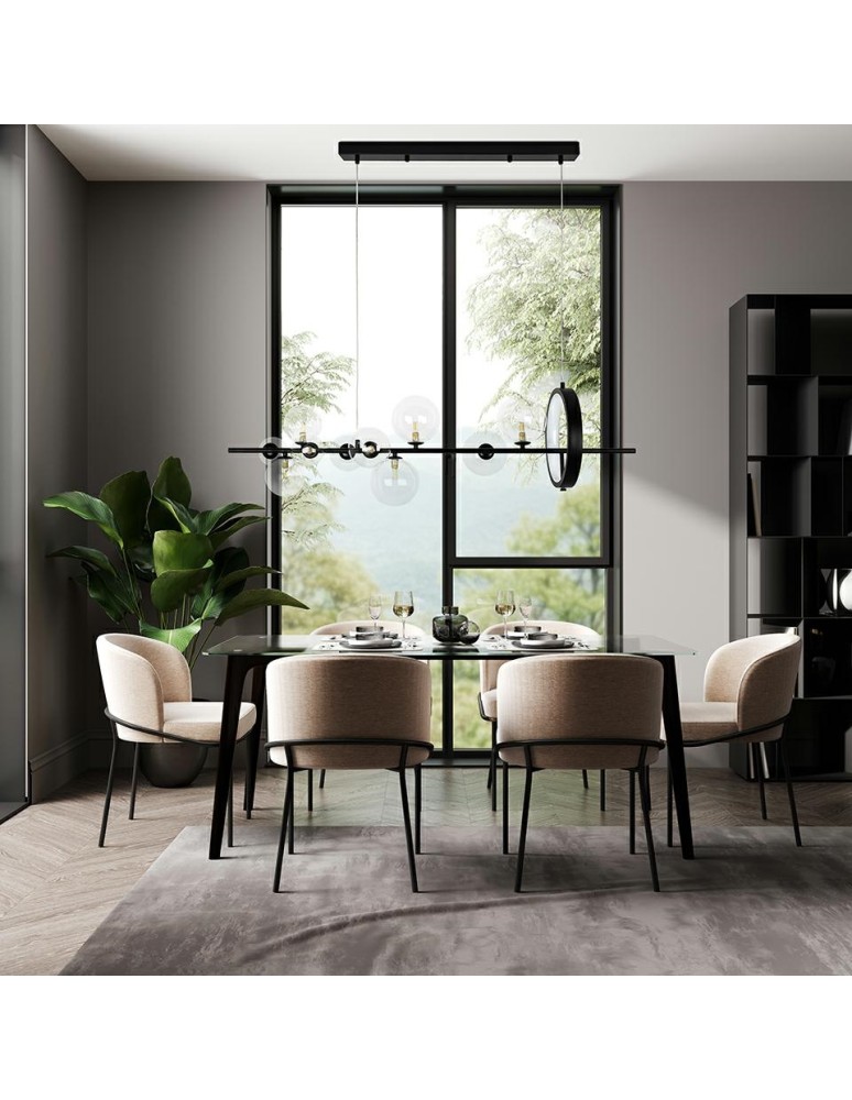 Pendant lamps - MOOSEE pendant lamp ALURE LINE 120 black (MSE010100286) - product kolory-swiatla.pl 10