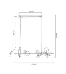 Pendant lamps - MOOSEE pendant lamp ALURE LINE 120 black (MSE010100286) - product 11