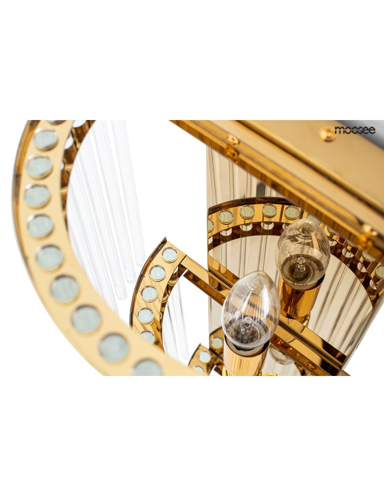 Glamour wall lamps - MOOSEE ESTRO gold wall lamp (MSE010100266) - product kolory-swiatla.pl 5
