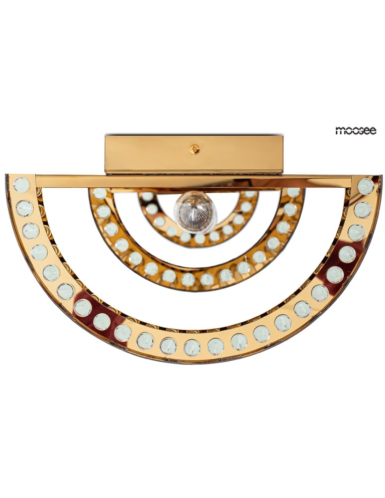 Glamour wall lamps - MOOSEE ESTRO gold wall lamp (MSE010100266) - product kolory-swiatla.pl 7