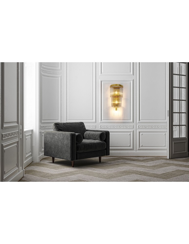 Glamour wall lamps - MOOSEE ESTRO gold wall lamp (MSE010100266) - product kolory-swiatla.pl 9