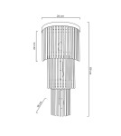 Glamour wall lamps - MOOSEE ESTRO gold wall lamp (MSE010100266) - product 10