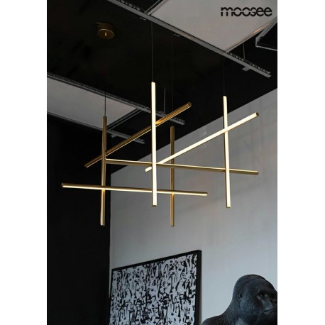 MOOSEE lampa wisząca MIKADO 8 złota (MSE010100275)