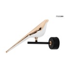 Designer wall lamps - MOOSEE BIRD gold wall lamp (MSE010100292) - product 3