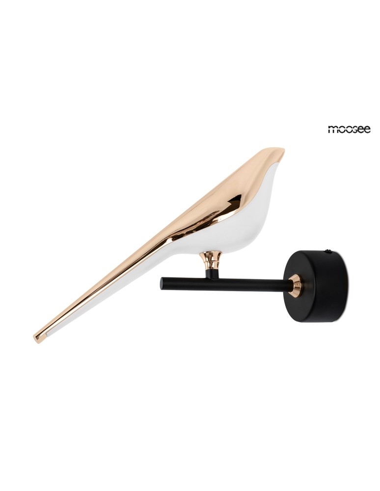 Designer wall lamps - MOOSEE BIRD gold wall lamp (MSE010100292) - product kolory-swiatla.pl 3