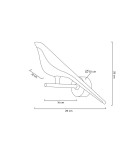 Designer wall lamps - MOOSEE BIRD gold wall lamp (MSE010100292) - product 7