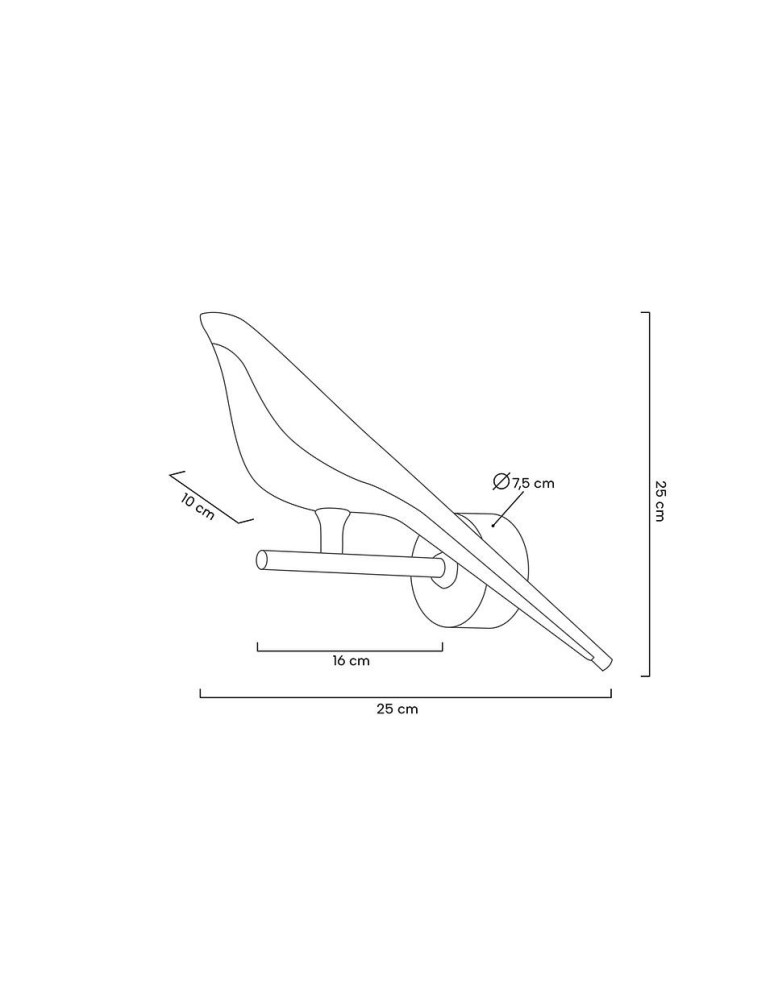 Designer wall lamps - MOOSEE BIRD gold wall lamp (MSE010100292) - product kolory-swiatla.pl 7