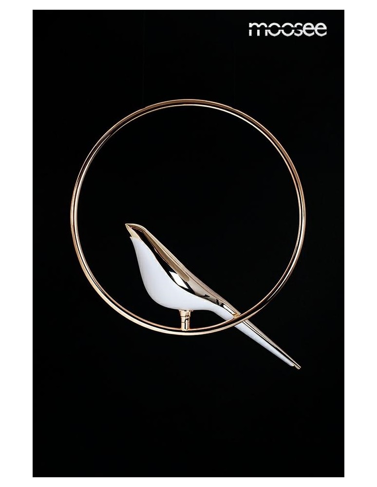 Designer pendant lamps - MOOSEE BIRD gold pendant lamp (MSE010100293) - product kolory-swiatla.pl 6