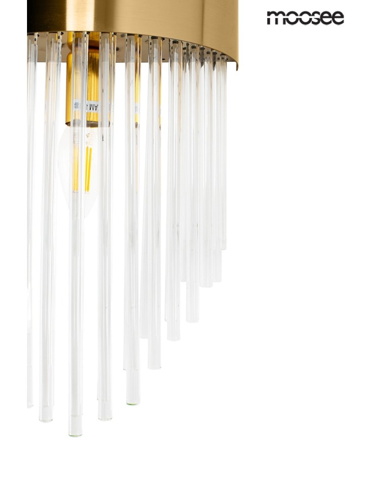 Glamour wall lamps - MOOSEE FLORENS S gold wall lamp (MSE010100357) - product kolory-swiatla.pl 5