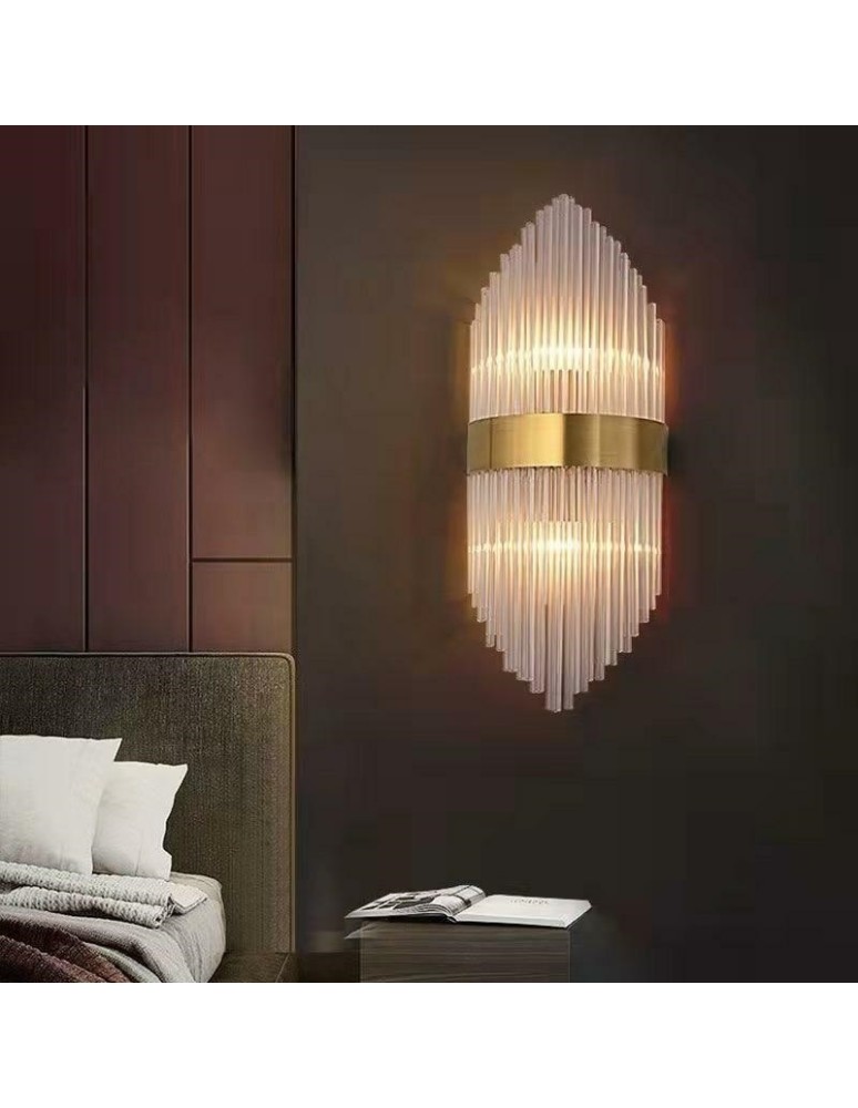 Glamour wall lamps - MOOSEE FLORENS S gold wall lamp (MSE010100357) - product kolory-swiatla.pl 9