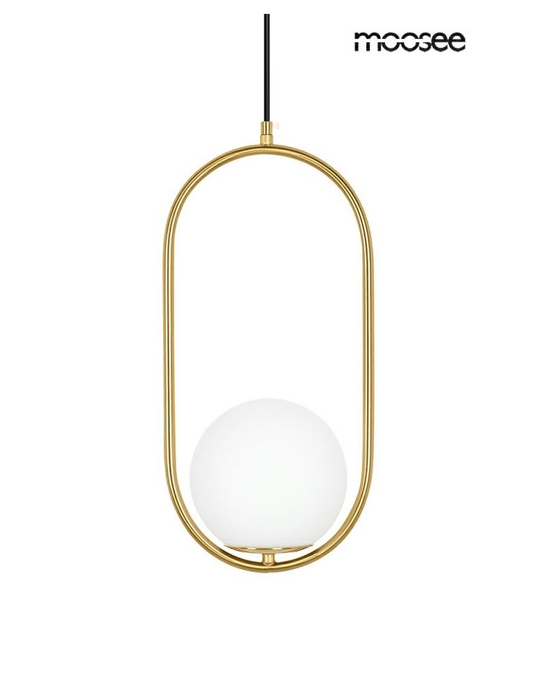 Pendant lamps spheres - MOOSEE AURELIA 40 gold pendant lamp (MSE010100301) - product kolory-swiatla.pl 1