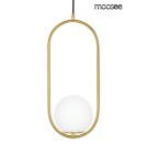 Pendant lamps spheres - MOOSEE AURELIA 50 gold pendant lamp (MSE010100302) - product 1