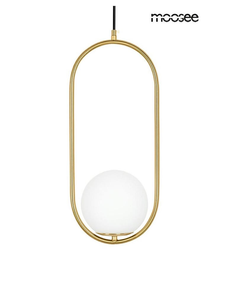 Pendant lamps spheres - MOOSEE AURELIA 50 gold pendant lamp (MSE010100302) - product kolory-swiatla.pl 1