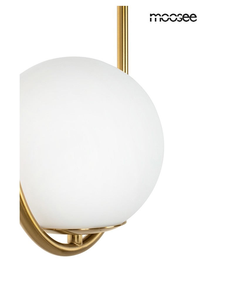 Pendant lamps spheres - MOOSEE AURELIA 50 gold pendant lamp (MSE010100302) - product kolory-swiatla.pl 3