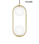 Pendant lamps spheres - MOOSEE AURELIA TWIN gold pendant lamp (MSE010100303) - product 1