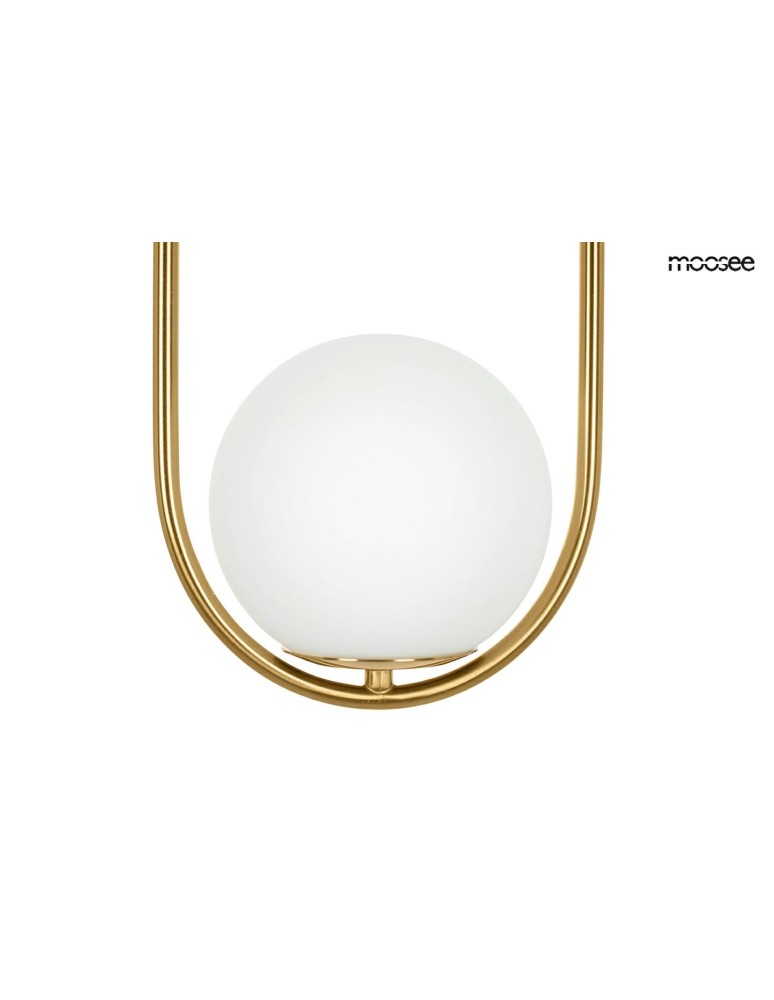 Pendant lamps spheres - MOOSEE AURELIA TWIN gold pendant lamp (MSE010100303) - product kolory-swiatla.pl 2