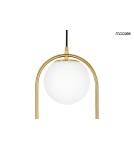 Pendant lamps spheres - MOOSEE AURELIA TWIN gold pendant lamp (MSE010100303) - product 4