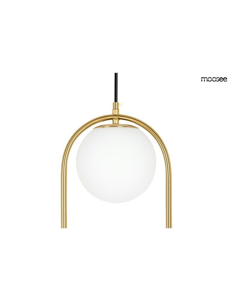 Pendant lamps spheres - MOOSEE AURELIA TWIN gold pendant lamp (MSE010100303) - product kolory-swiatla.pl 4