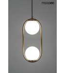 Pendant lamps spheres - MOOSEE AURELIA TWIN gold pendant lamp (MSE010100303) - product 6