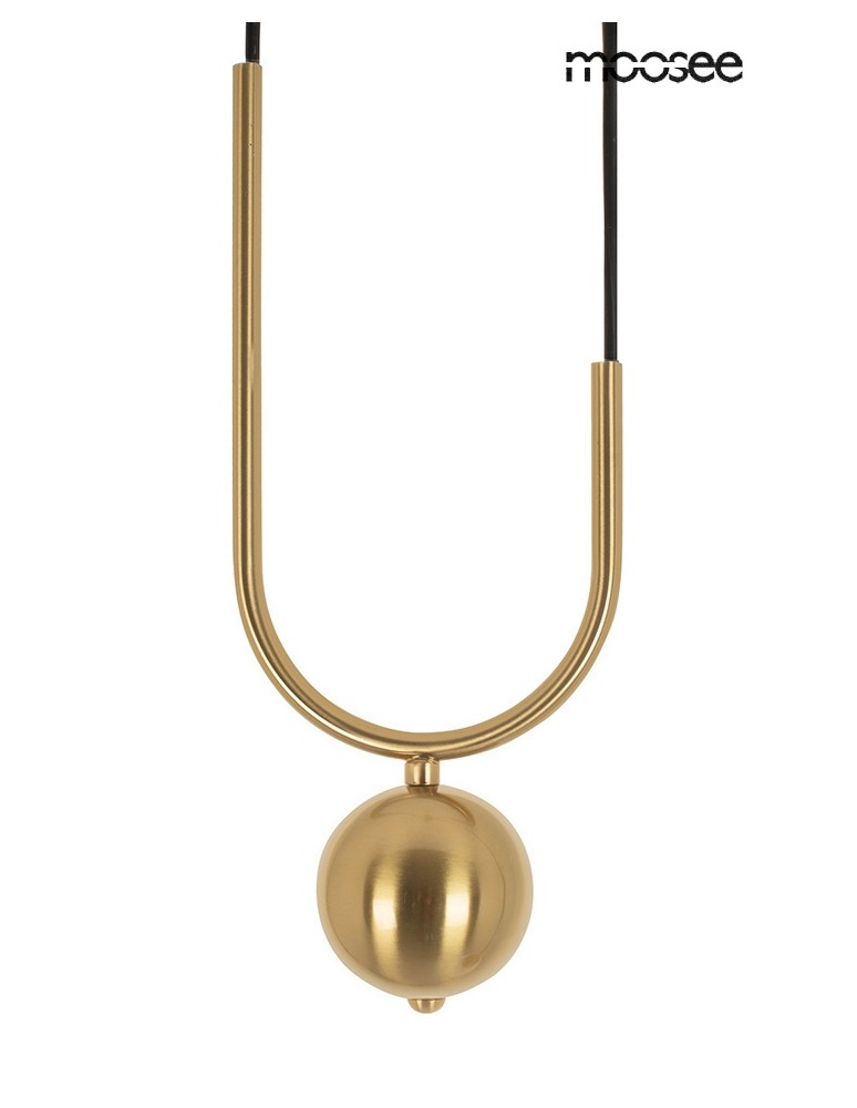 Designer pendant lamps - MOOSEE LIFT gold pendant lamp (MSE010100310) - product kolory-swiatla.pl 4
